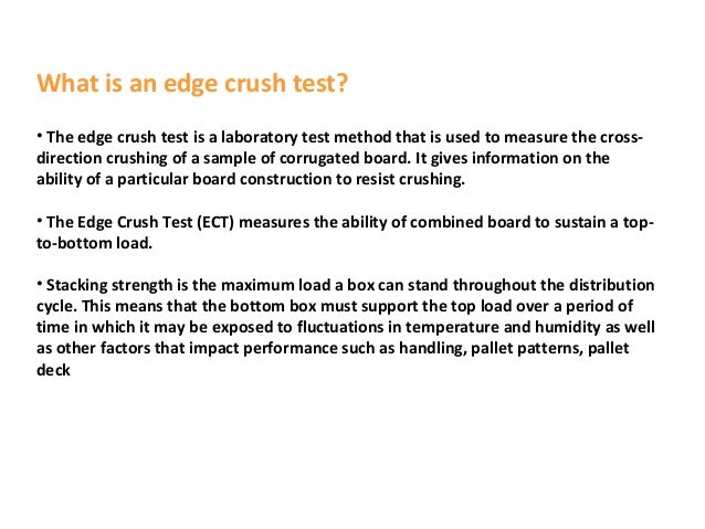 Corrugated Ect Chart