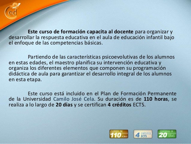 Educacion Infantil En El Marco De Las Competencias Basicas