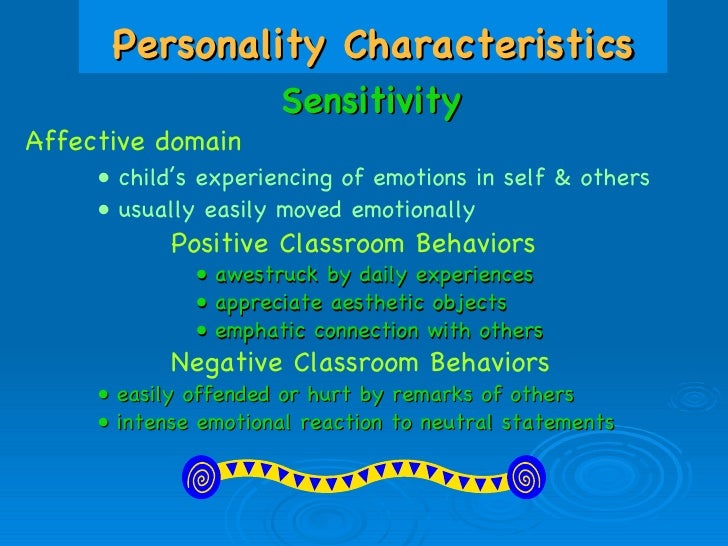 Personality Characteristics
