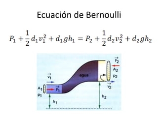 Ecuación de Bernoulli