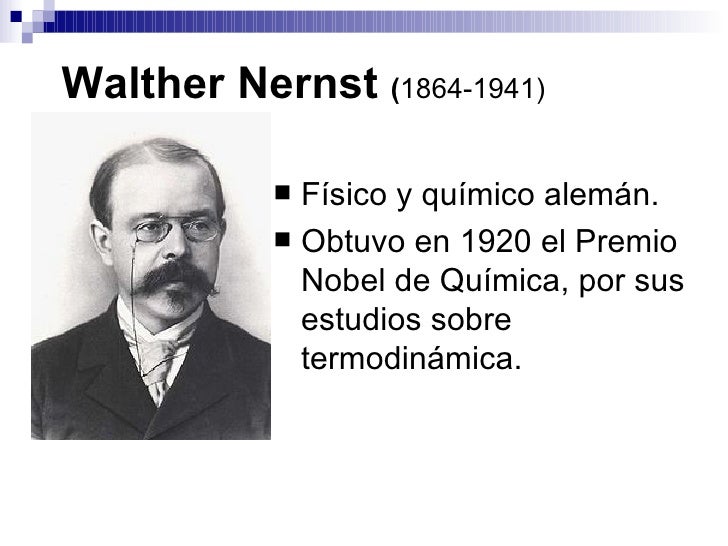 Resultado de imagen para ECUACIÓN DE NERNST
