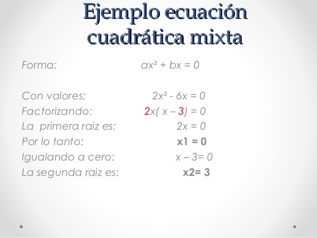 Ejemplos De Ecuaciones De Segundo Grado Por Factorizacion – Nuevo