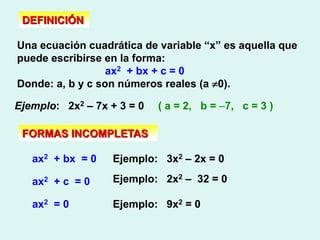 Ecuaciones (2)