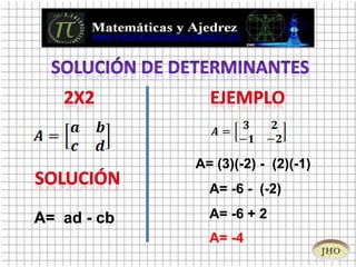 Ecuaciones 3 x3   determinantes