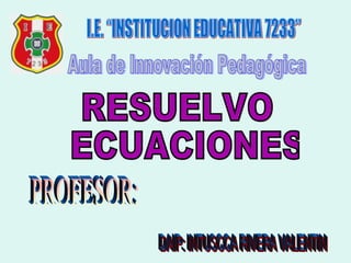 Ecuaciones 6º prim