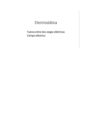 Ecuaciones de electrostatica y magnetostatica