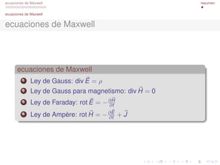 Rot Maxwell Ecuaciones de maxwell | PDF