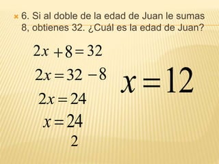 Ecuaciones de primer grado de la forma a+x=b | PPTX