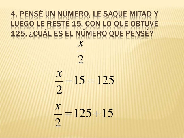 Cual Es La Tercera Parte De 15