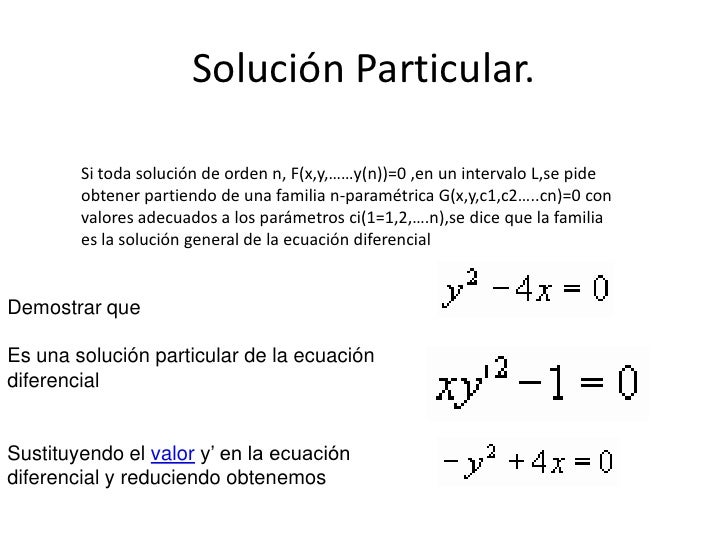 Ecuaciones Diferenciales