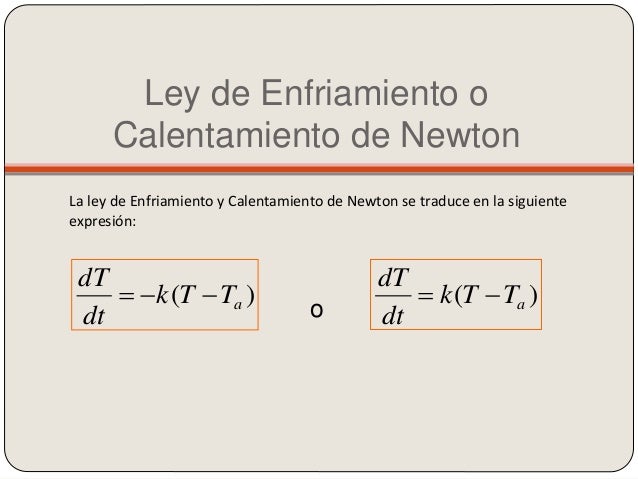 Ecuaciones diferenciales