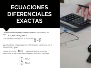 Ecuaciones diferenciales