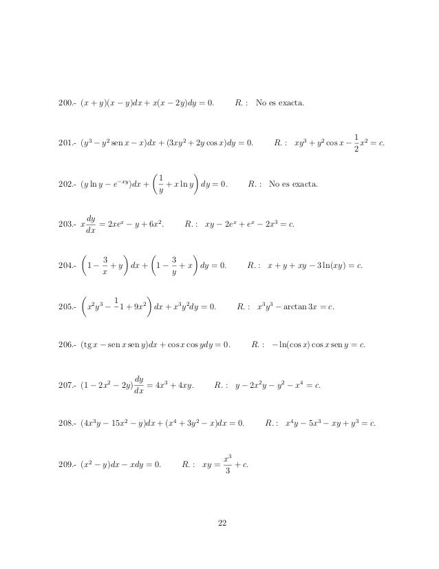 Ecuaciones Diferenciales Ordinarias