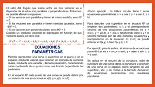 Ecuaciones paramétricas
