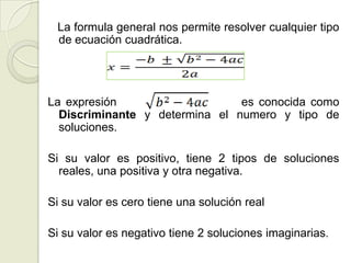Ecuaciones presentación