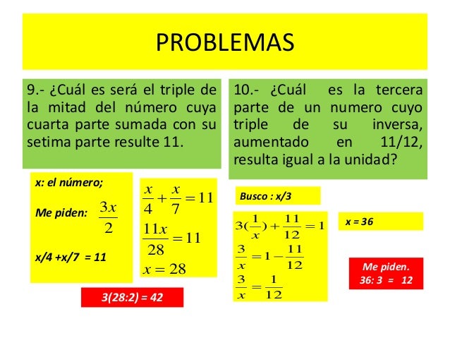 Ecuaciones senati