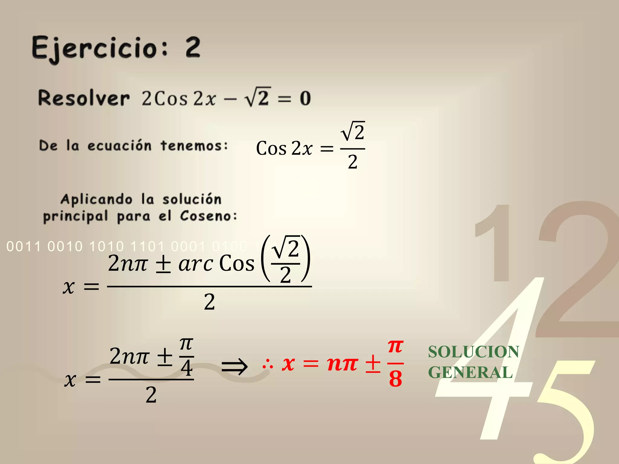 Ecuaciones trigonometricas | PPT