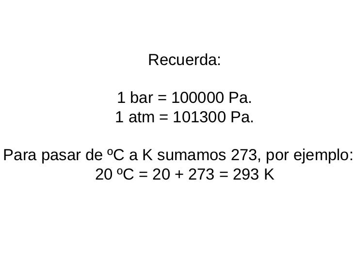 Ecuacion general gases ideales Ecuacion general gases ideales