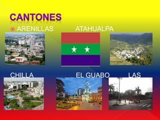    ARENILLAS   ATAHUALPA
    BALSAS





CHILLA          EL GUABO    LAS
 LAJAS
 