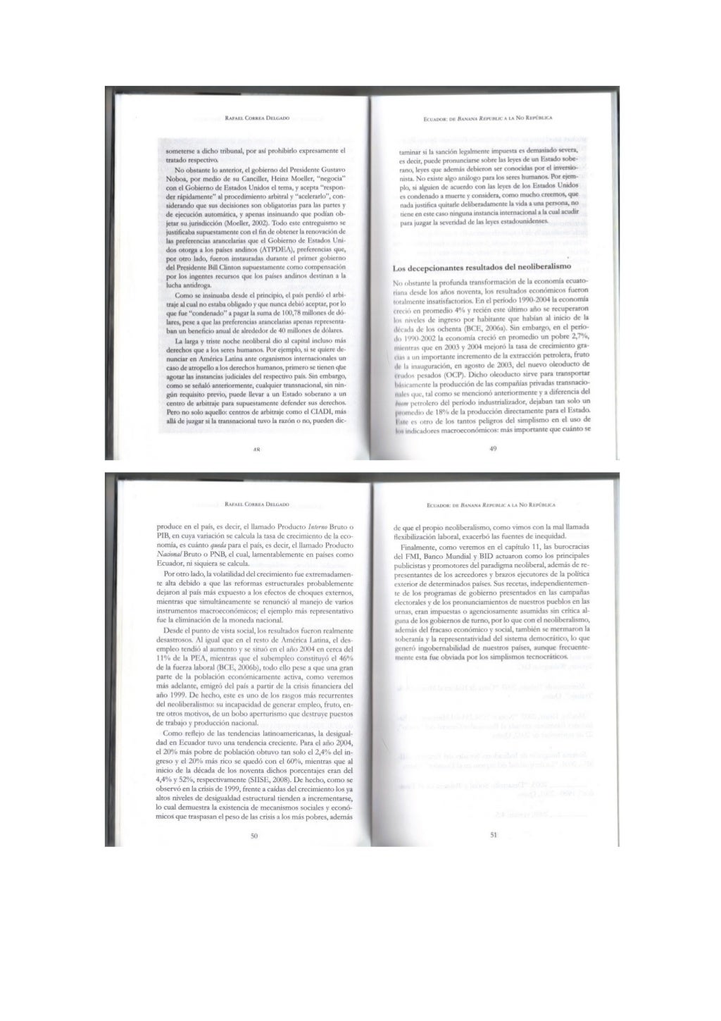 Ecuador...de banana republic a la no república