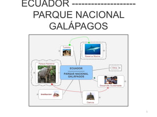 ECUADOR --------------------
  PARQUE NACIONAL
     GALÁPAGOS




                               1
 
