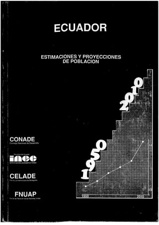 Ecuador estimaciones y proyecciones de población 1950 2010 