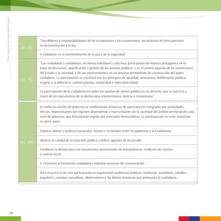 Plan de Seguridad Integral de Ecuador | PDF
