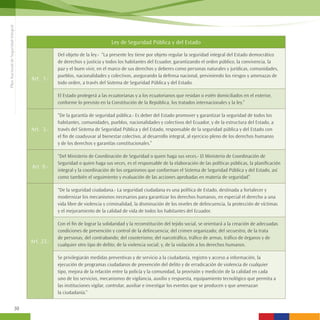 Plan de Seguridad Integral de Ecuador | PDF