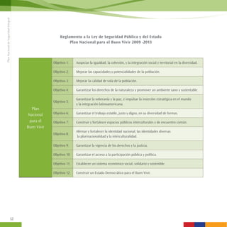 Plan de Seguridad Integral de Ecuador | PDF