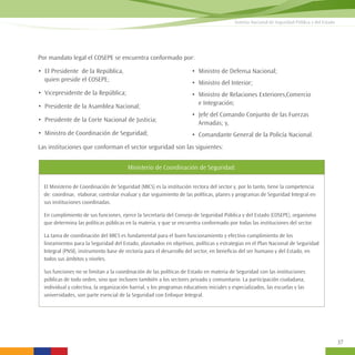 Plan de Seguridad Integral de Ecuador | PDF