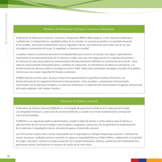 Plan de Seguridad Integral de Ecuador | PDF