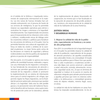 Plan de Seguridad Integral de Ecuador | PDF