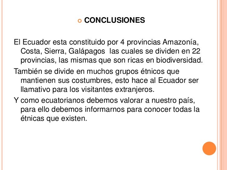 Ecuador Poblacion Y Pluriculturalidad