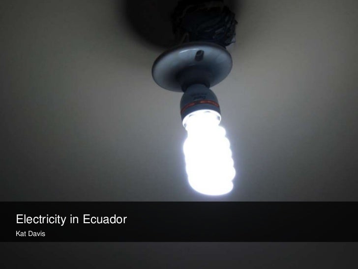 Electricity in Ecuador