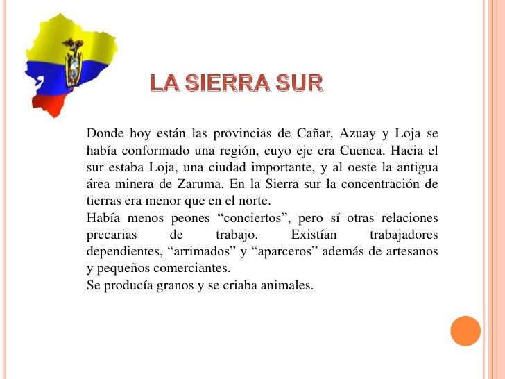 Ecuador y sus regiones