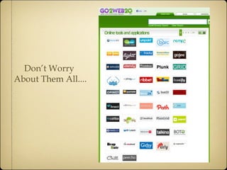 Don’t Worry
About Them All....
 