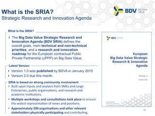 09/02/16 56www.bdva.eu
  How to ensure privacy and data anonymisation as key
requirements for data sharing and exchange?
 ...
