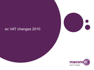 ec VAT changes 2010 