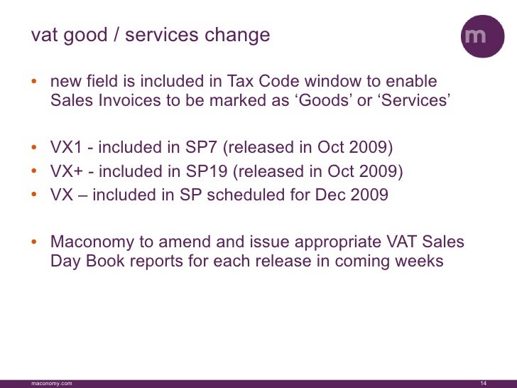 Ec Vat Changes 2010 Final