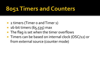 8051 Timers and Counters | PDF