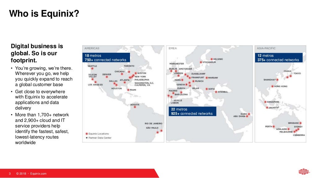Equinix Cloud Exchange Fabric™ Flexible, ondemand global interconn…