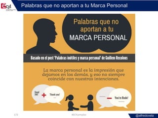 @alfredovela
Palabras que no aportan a tu Marca Personal
#ECYLempleo172
 