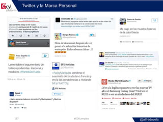 @alfredovela
Twitter y la Marca Personal
#ECYLempleo177
 