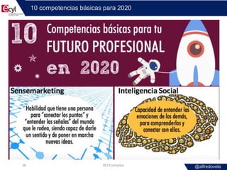 @alfredovela
10 competencias básicas para 2020
#ECYLempleo38
 