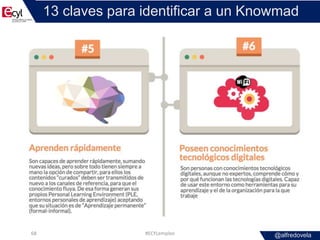 @alfredovela
13 claves para identificar a un Knowmad
#ECYLempleo68
 