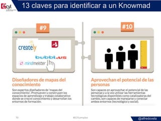 @alfredovela
13 claves para identificar a un Knowmad
#ECYLempleo70
 