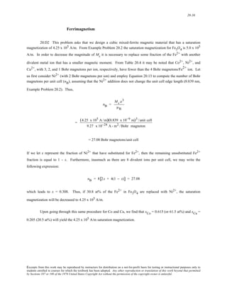 solution for Materials Science and Engineering 7th edition by William D. Callister Jr