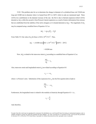 solution for Materials Science and Engineering 7th edition by William D. Callister Jr