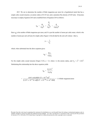 solution for Materials Science and Engineering 7th edition by William D. Callister Jr