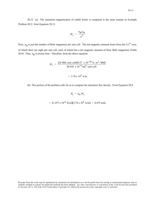 solution for Materials Science and Engineering 7th edition by William D. Callister Jr